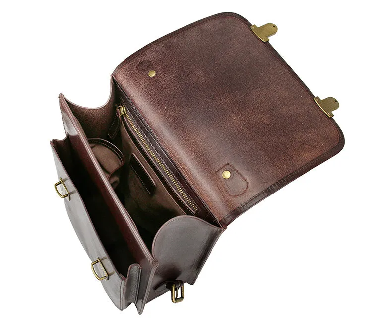 Womens Distressed Leather Backpack Purse Satchel Backpack Handmade School Backpack