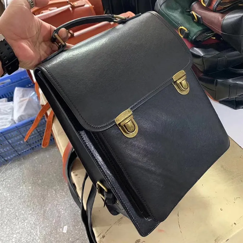 Womens Distressed Leather Backpack Purse Satchel Backpack Handmade School Backpack