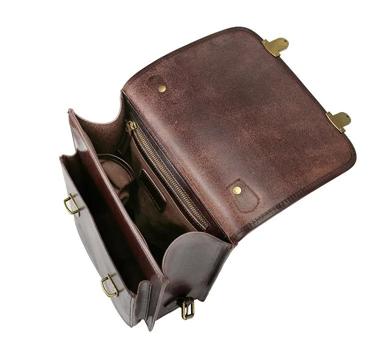 Womens Distressed Leather Backpack Purse Satchel Backpack Handmade School Backpack