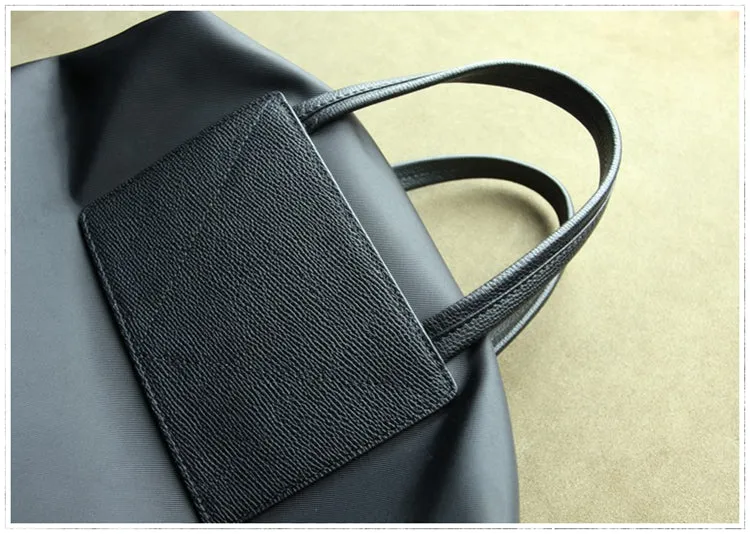 Womens Green Nylon Backpack Purse Best Satchel Backpack Nylon Leather School Rucksack for Ladies