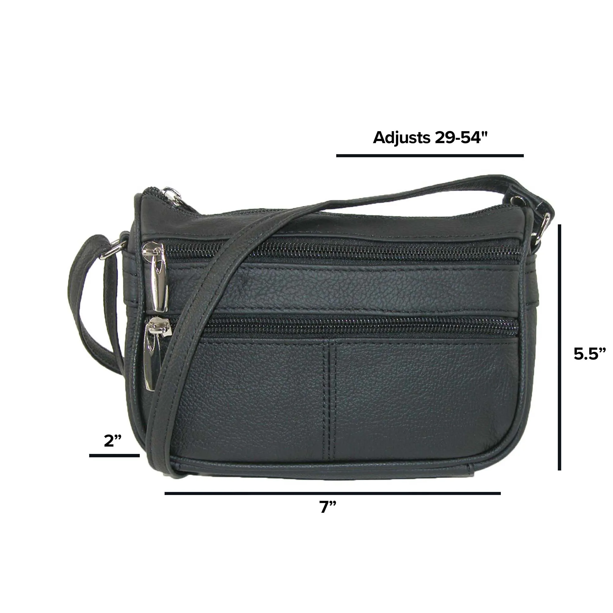 Women's Multi Pocket Adjustable Shoulder Bag Cross body