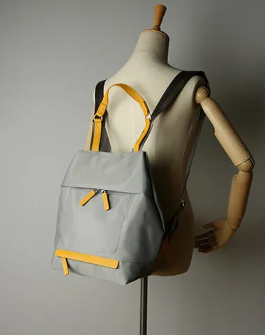 Womens Nylon Backpack Black Best Satchel Backpack Purse Nylon School Rucksack for Ladies