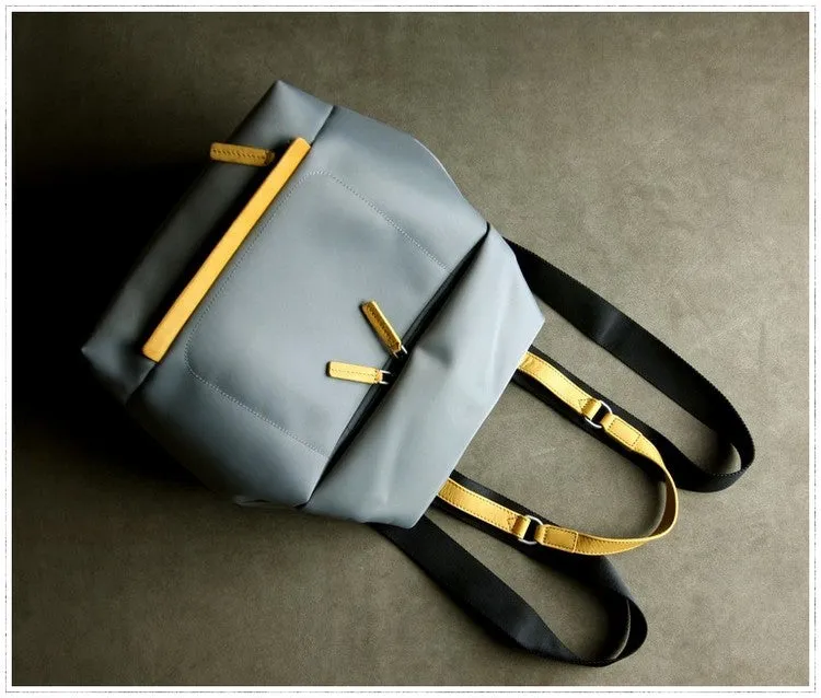 Womens Nylon Backpack Gray Best Satchel Backpack Purse Nylon School Rucksack for Ladies