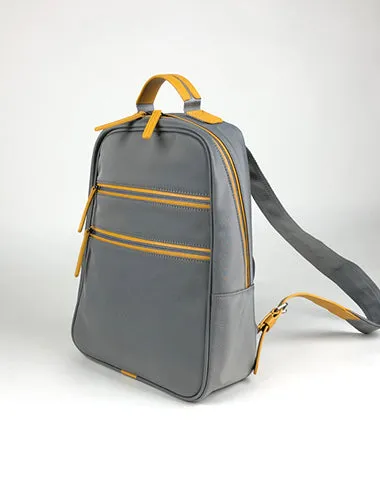 Womens Nylon Backpack Purse Khaki Best Satchel Backpack Nylon School Rucksack for Ladies