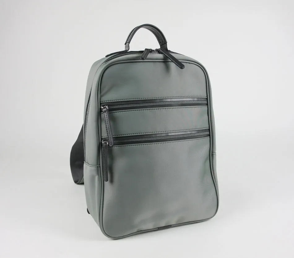 Womens Nylon Backpack Purse Khaki Best Satchel Backpack Nylon School Rucksack for Ladies