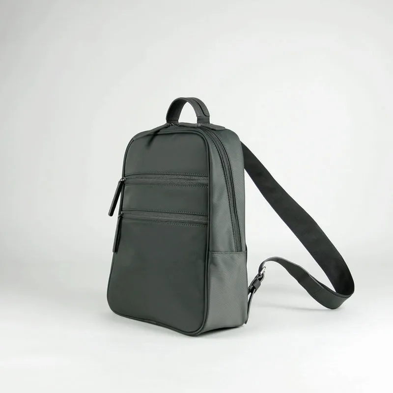 Womens Nylon Backpack Purse Khaki Best Satchel Backpack Nylon School Rucksack for Ladies