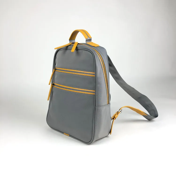 Womens Nylon Backpack Purse Light Green Best Satchel Backpack Nylon School Rucksack for Ladies