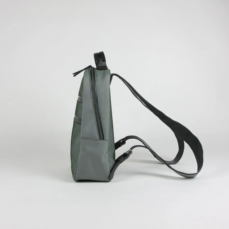 Womens Nylon Backpack Purse Light Green Best Satchel Backpack Nylon School Rucksack for Ladies
