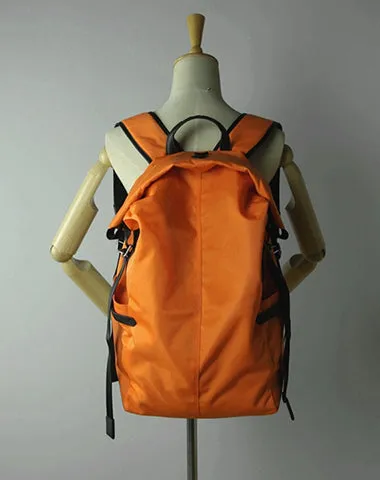 Womens Nylon Large Backpack Purse Dark Green Nylon Travel Backpack School Rucksack for Ladies