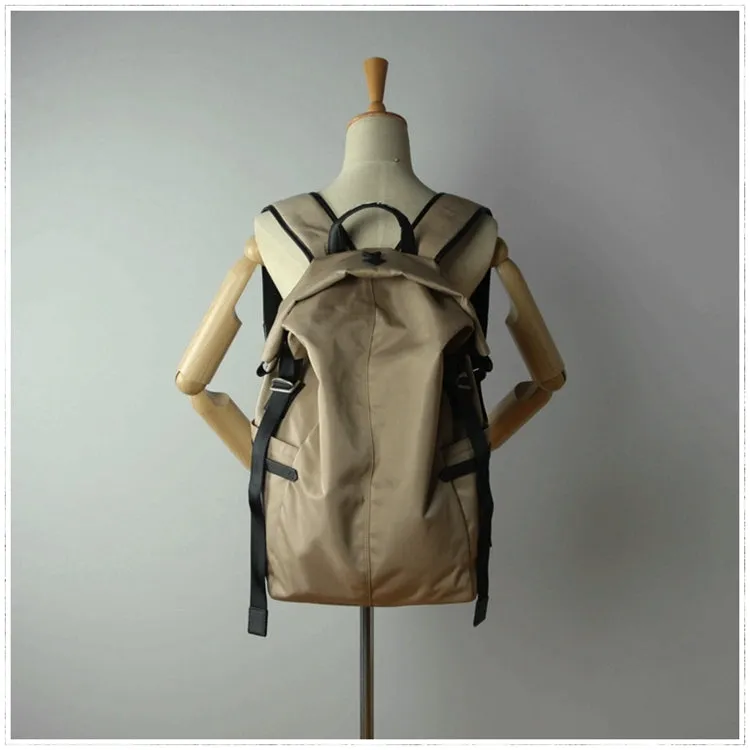 Womens Nylon Large Backpack Purse Navy Nylon Travel Backpack School Rucksack for Ladies