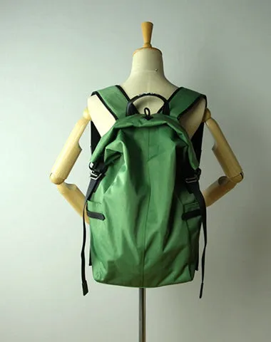 Womens Nylon Large Backpack Purse Navy Nylon Travel Backpack School Rucksack for Ladies