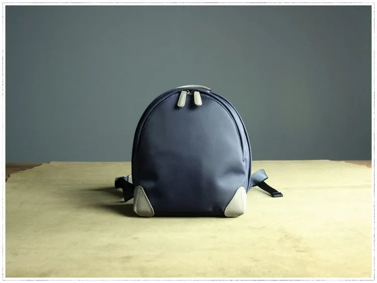 Womens Nylon Small Backpack Purse Dark Gray Best Mini Backpack Purse Nylon Rucksack for Ladies